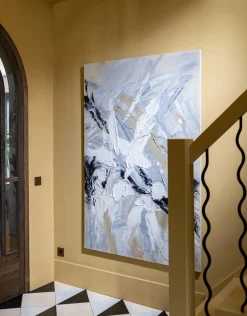 Abstract Power schilderij (120x180cm) in de kleur Multi Color