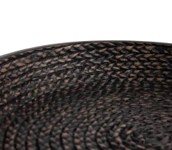 Adam schaal D38,5cm in de kleur Zwart - COCOmaison