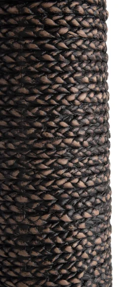 Adam vaas H49cm in de kleur Zwart - COCOmaison