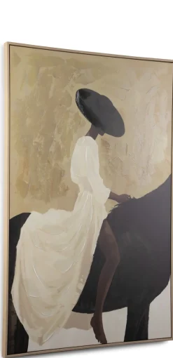 Amazone schilderij 90x140cm in de kleur Multi Color