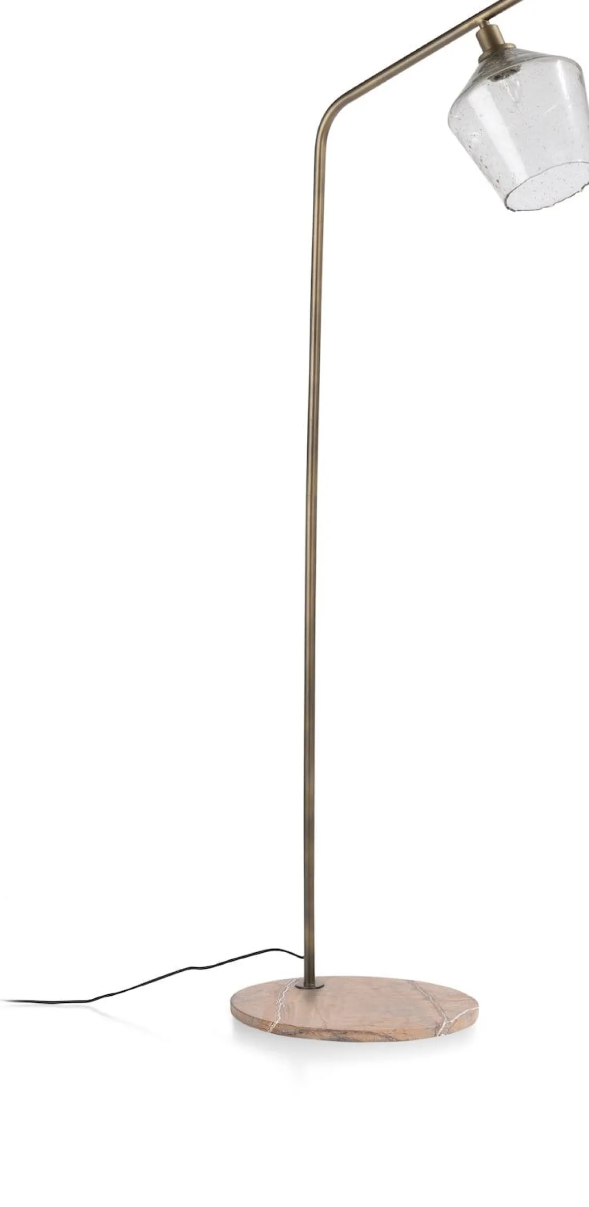 Amy vloerlamp 1*E27 in kleur Goud shop je bij COCOmaison