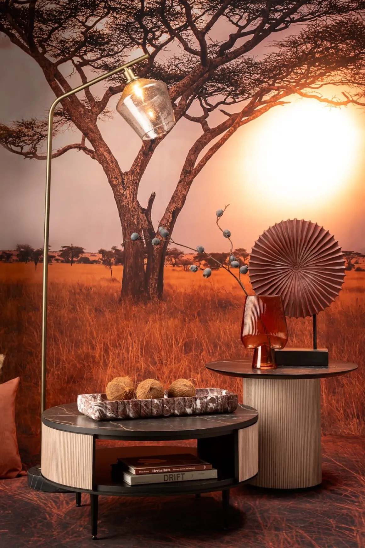 Amy vloerlamp 1*E27 in kleur Goud shop je bij COCOmaison