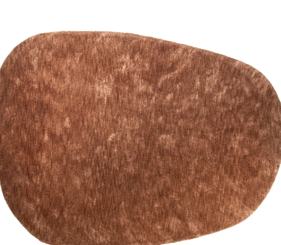 Arawood karpet 220x300cm in de kleur Koper - COCOmaison