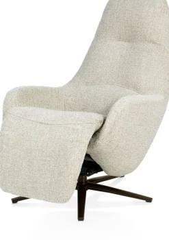 Arco, relax-fauteuil - 1 motor - verstelbare hoofdsteun - stof Luton - Groen