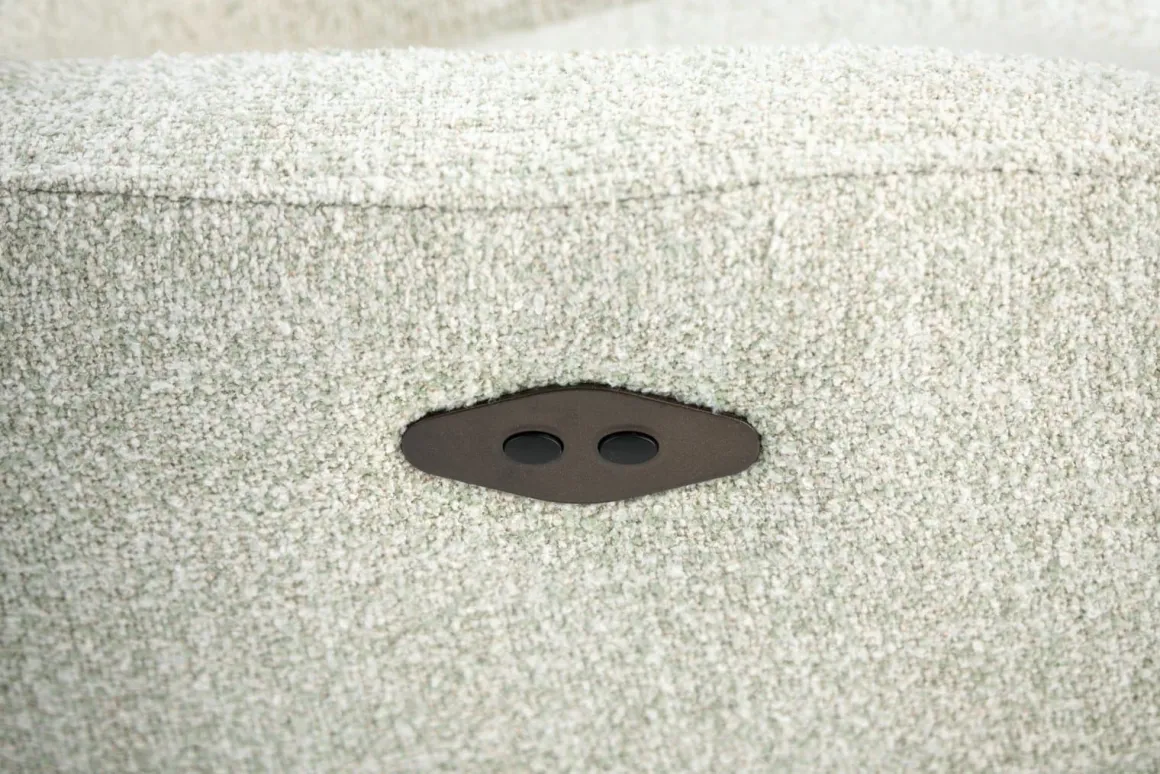 Arco, relax-fauteuil - 1 motor - verstelbare hoofdsteun - stof Luton - Groen