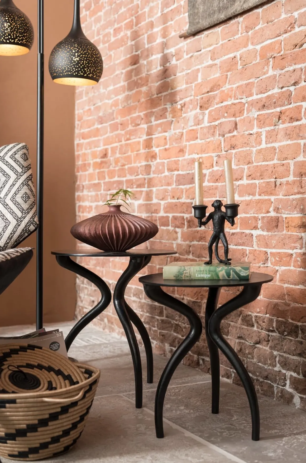 Arjen vloerlamp 2*E27 - COCOmaison