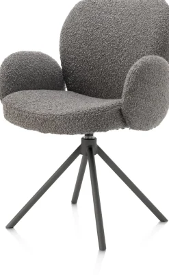 Armstoel Jaxon (draaibaar) in de kleur Lever - XOOON