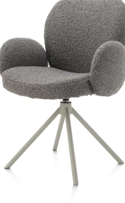 Armstoel Jaxon (draaibaar) in de kleur Lever - XOOON