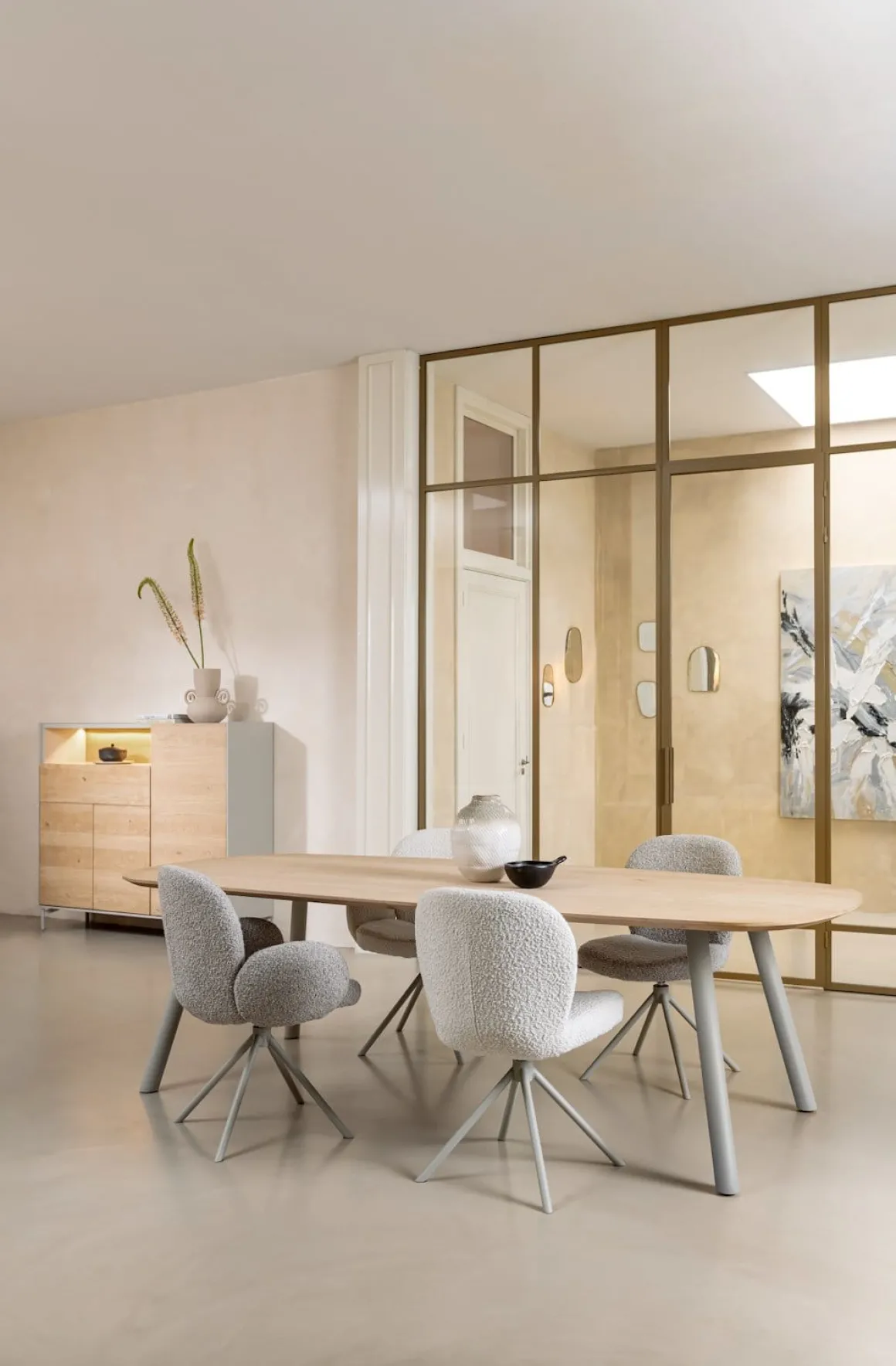 Armstoel Jaxon (draaibaar) in de kleur Kiezel - XOOON