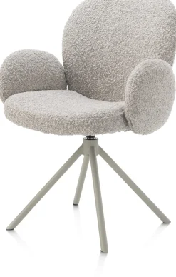 Armstoel Jaxon (draaibaar) in de kleur Kiezel - XOOON