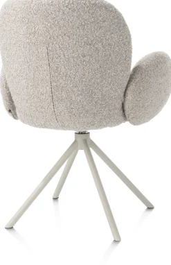 Armstoel Jaxon (draaibaar) in de kleur Kiezel - XOOON