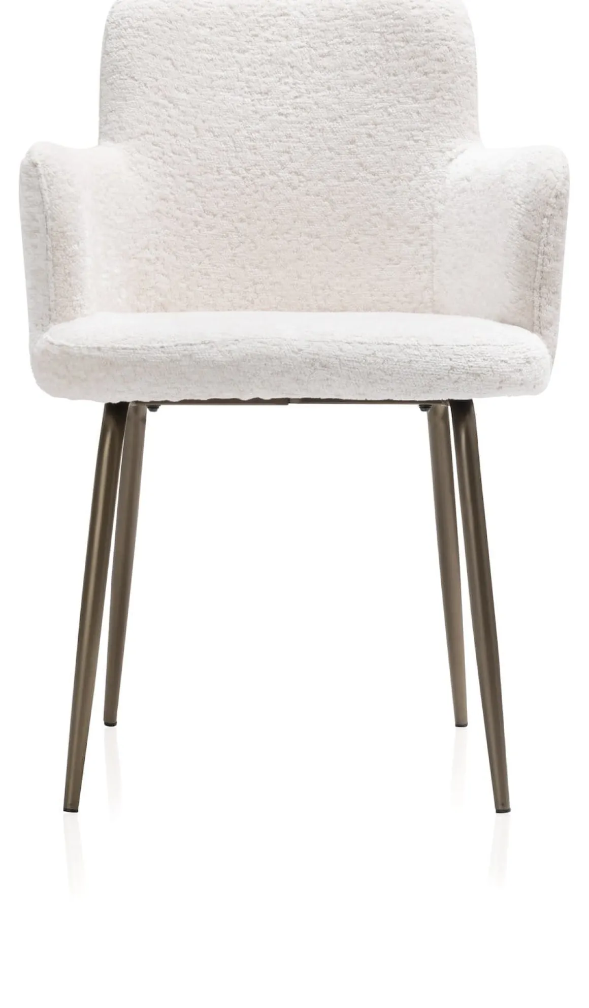 Armstoel Olle in de kleur Creme - COCOmaison