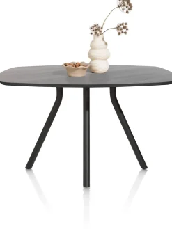 ARVADA bartafel 160 x 100 cm - ovaal - marmerlook