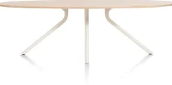 ARVADA tafel 250 x 110 cm - ellips - centrale poot Nebbia