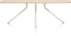 ARVADA tafel 220 x 110 cm - ovaal - centrale poot Nebbia