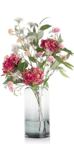 Ball Mum Spray H93cm in de kleur Roze - COCOmaison