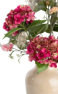 Ball Mum Spray H93cm in de kleur Oranje - COCOmaison