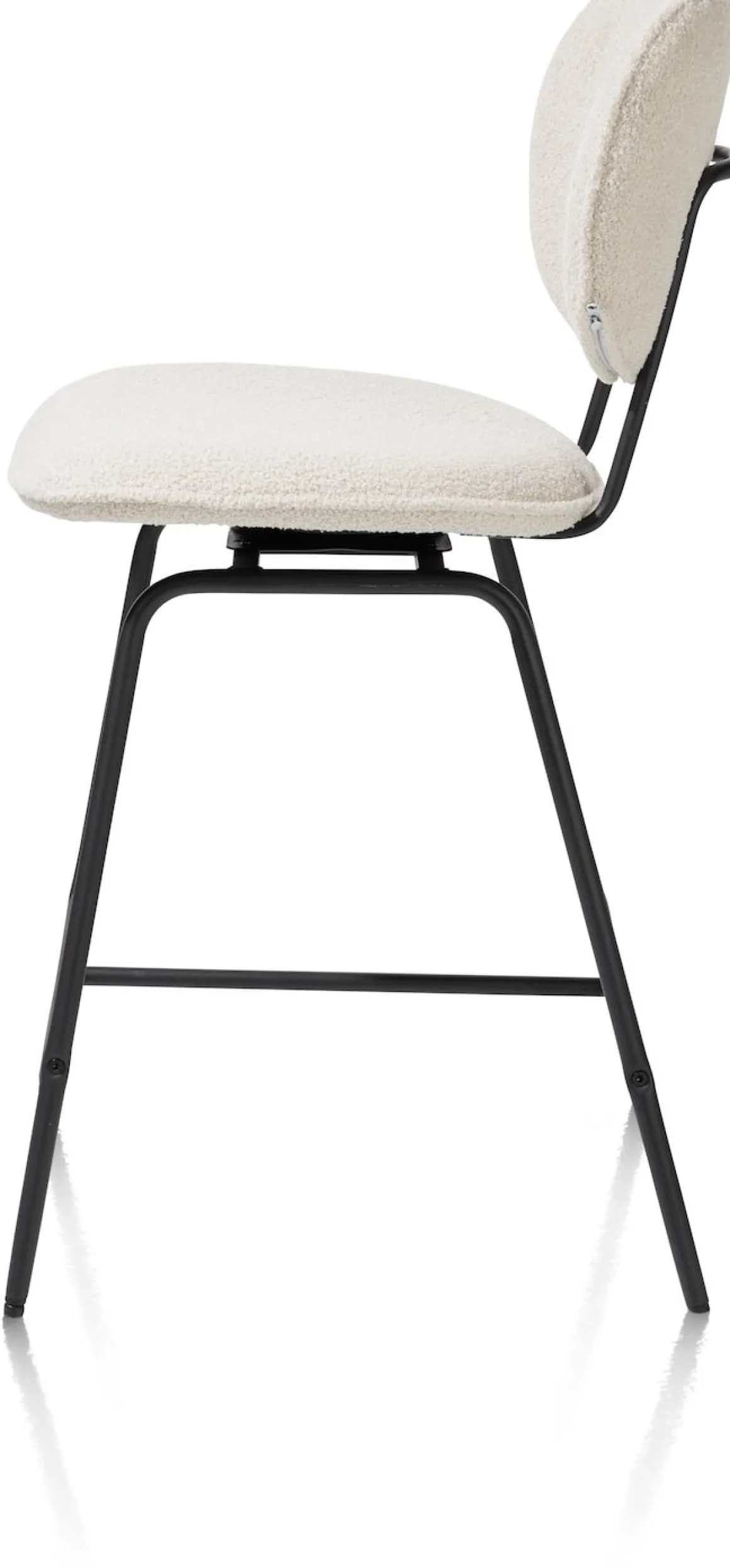 barstoel - zwart frame (ROB) - draaibaar - XOOON