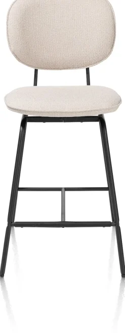 barstoel - zwart frame (ROB) - draaibaar - XOOON