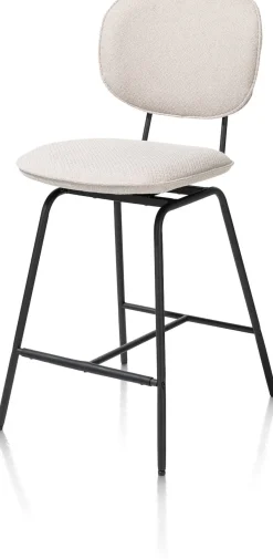 barstoel - zwart frame (ROB) - draaibaar - XOOON