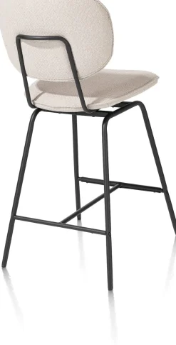 barstoel - zwart frame (ROB) - draaibaar - XOOON