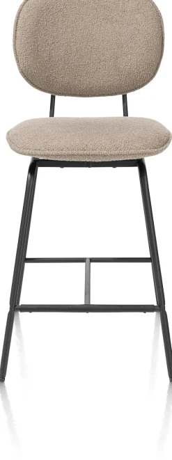 barstoel - zwart frame (ROB) - draaibaar - XOOON