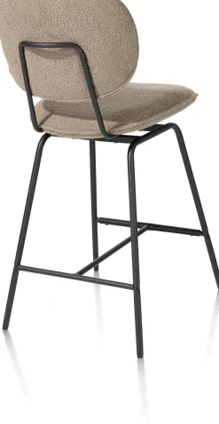 barstoel - zwart frame (ROB) - draaibaar - XOOON