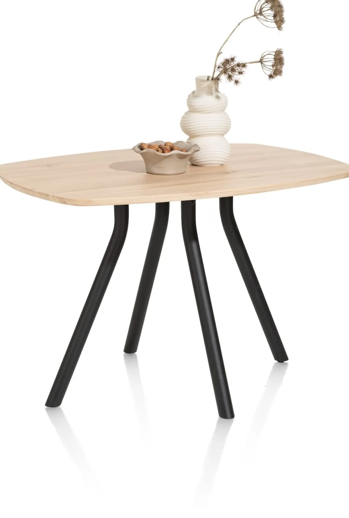 bartafel - ovaal met centrale poot (160x100cm) - XOOON