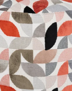 BeautiQ - Elite poef - rond 42 cm in de kleur Koper