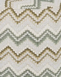 BeautiQ - Lush poef - rond 42 cm in de kleur Olijf - COCOmaison