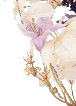 Beech Leaves Spray H95cm kunstbloem in de kleur Paars