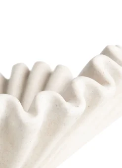 Bella schaal D28cm in de kleur Crème - COCOmaison