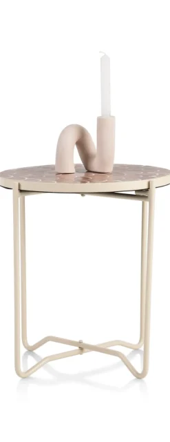 Bento bijzettafel H45cm in de kleur Roze - COCOmaison
