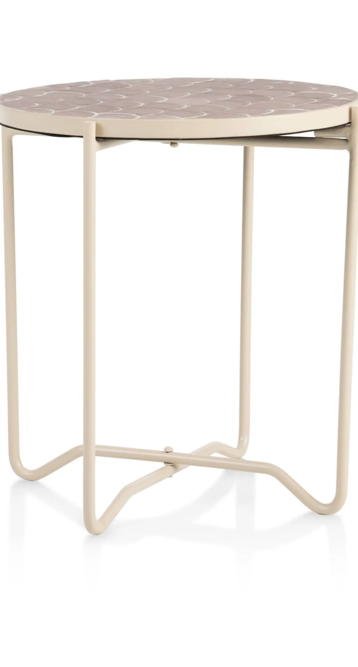 Bento bijzettafel H45cm in de kleur Roze - COCOmaison