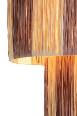 Billie vloerlamp 1*E27 in kleur Bruin shop je bij COCOmaison