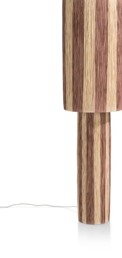 Billie vloerlamp 1*E27 in kleur Bruin shop je bij COCOmaison