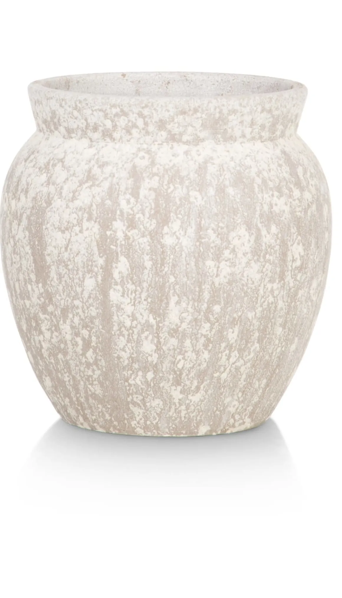 Braga pot H25cm in de kleur Beige - COCOmaison