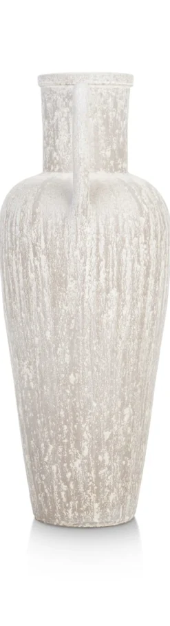 Braga vaas H75cm in de kleur Beige - COCOmaison