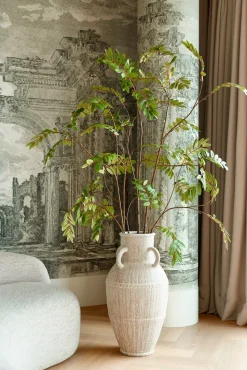 Braga vaas H70cm in de kleur Beige - COCOmaison