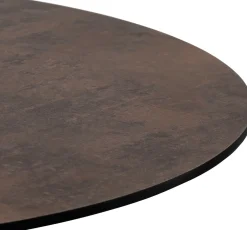 Brest bartafel stone rust (D80cm) in kleur Zwart van COCOmaison