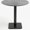 Brest bistrotafel stone (D80cm) in kleur Zwart van COCOmaison
