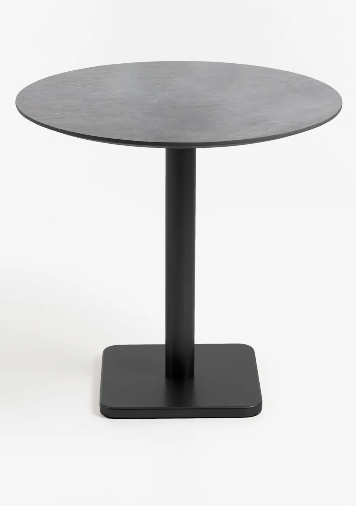 Brest bistrotafel stone (D80cm) in kleur Zwart van COCOmaison