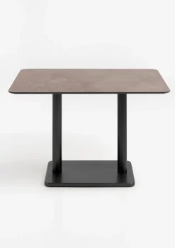 Brest bistrotafel stone rust (120x75cm) kleur Zwart