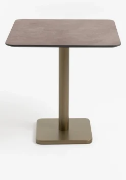 Brest bistrotafel stone rust (75x75cm) kleur Goud