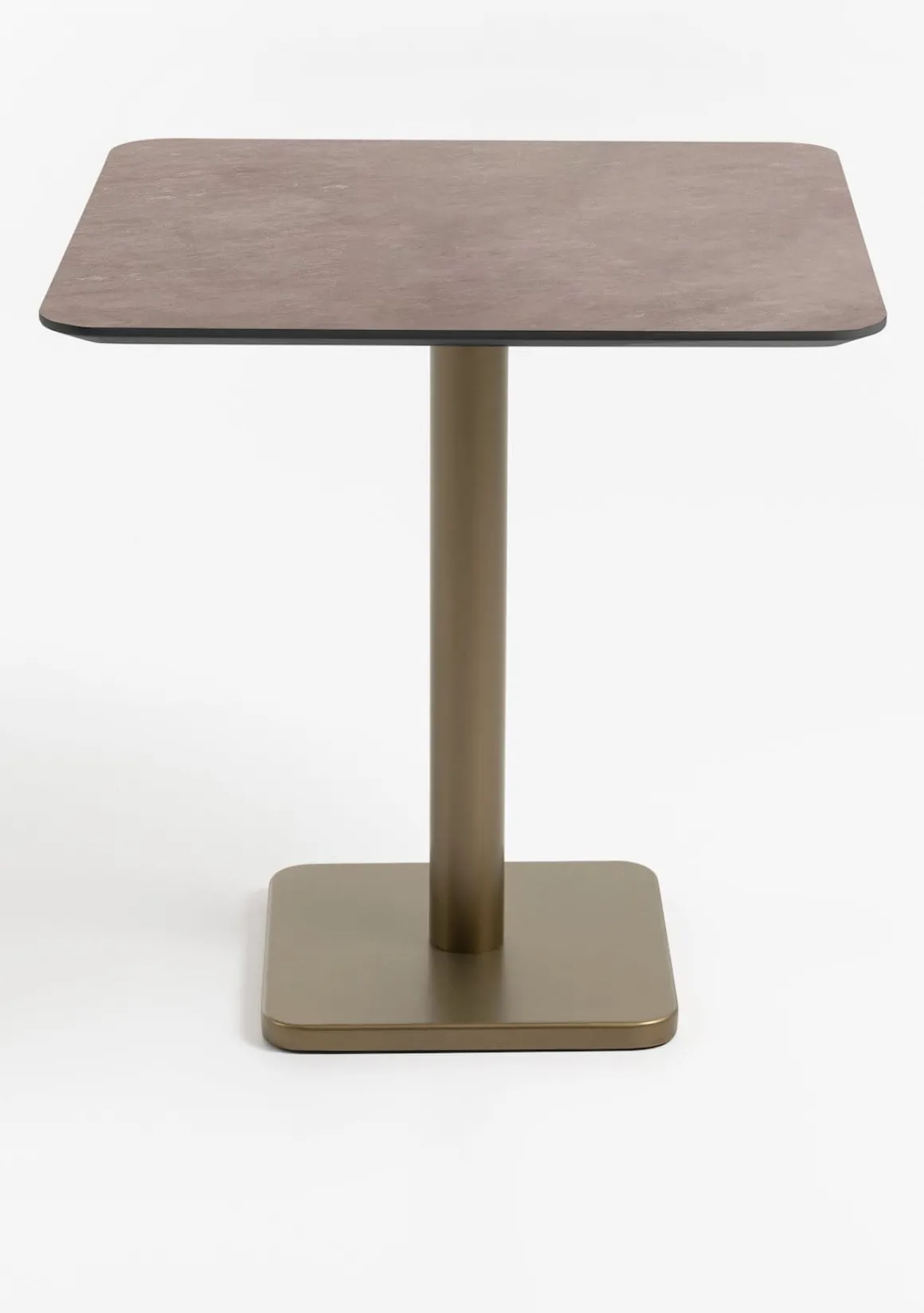 Brest bistrotafel stone rust (75x75cm) kleur Goud