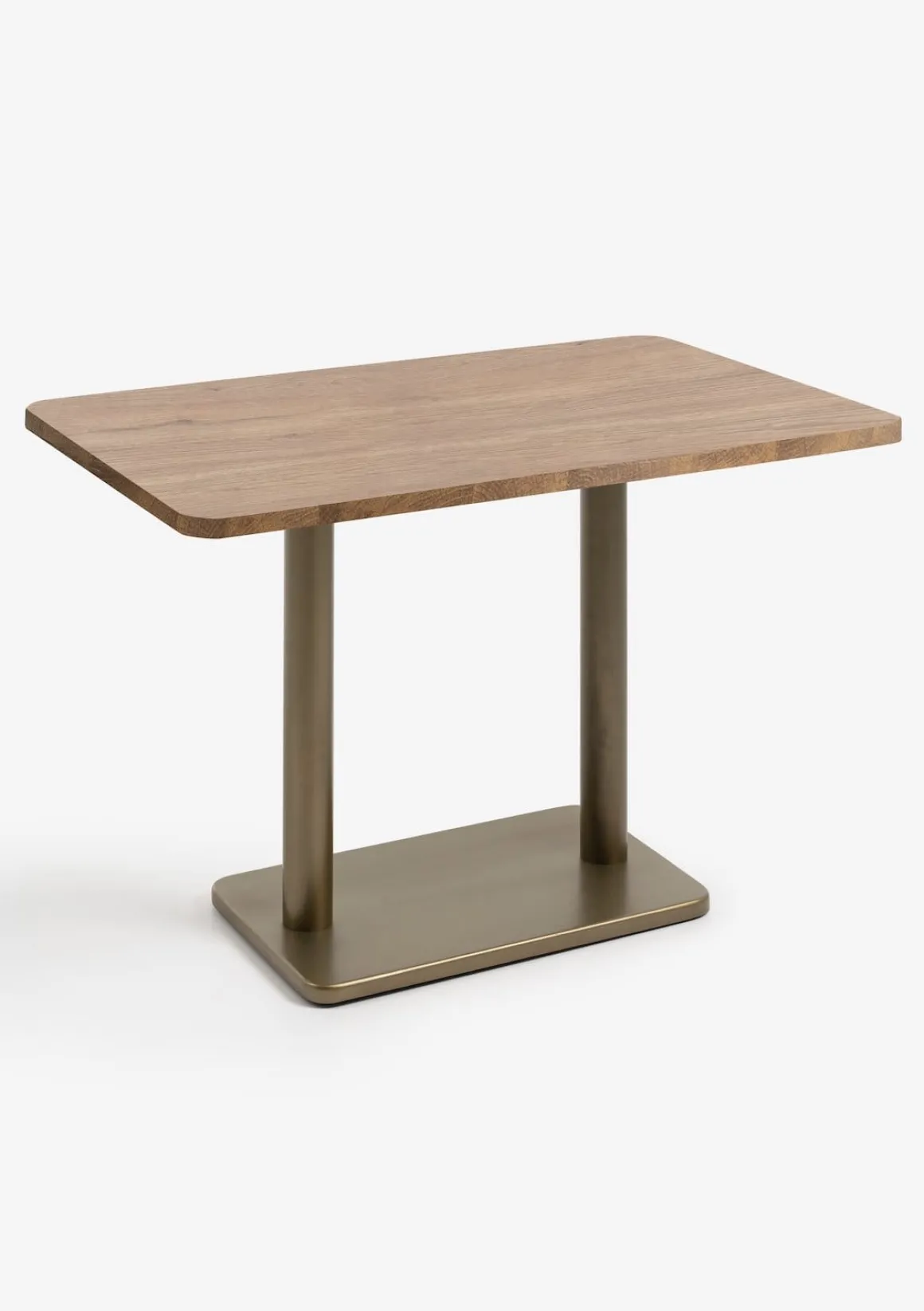 Brest bistrotafel vintage oak (120x75cm) kleur Goud