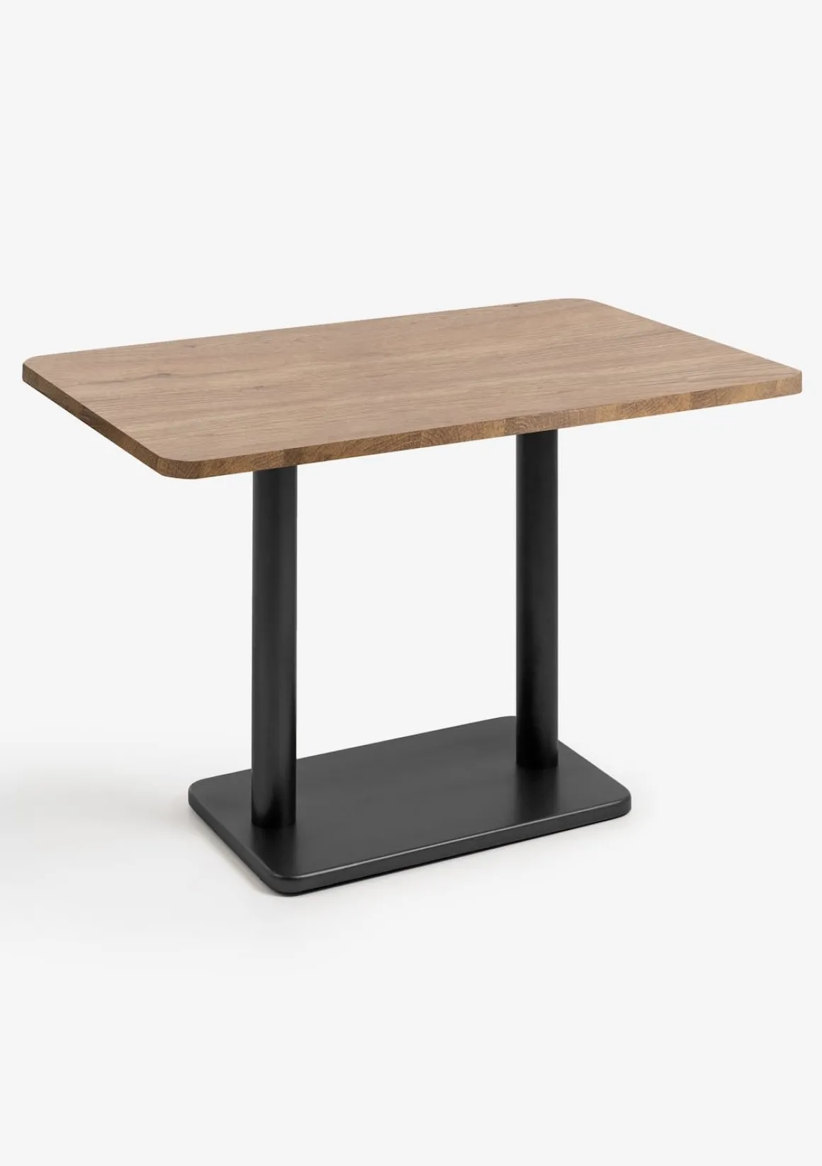 Brest bistrotafel vintage oak (120x75cm) kleur Zwart