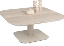 Brianto, salontafel 90 x 90 cm - keramiek blad Travertin