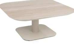 Brianto, salontafel 90 x 90 cm - keramiek blad Travertin