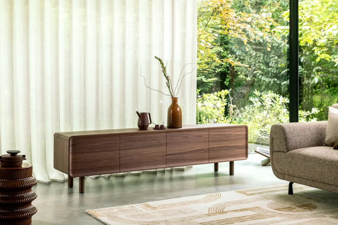 Brianza, lowboard 210 cm - 4-deuren